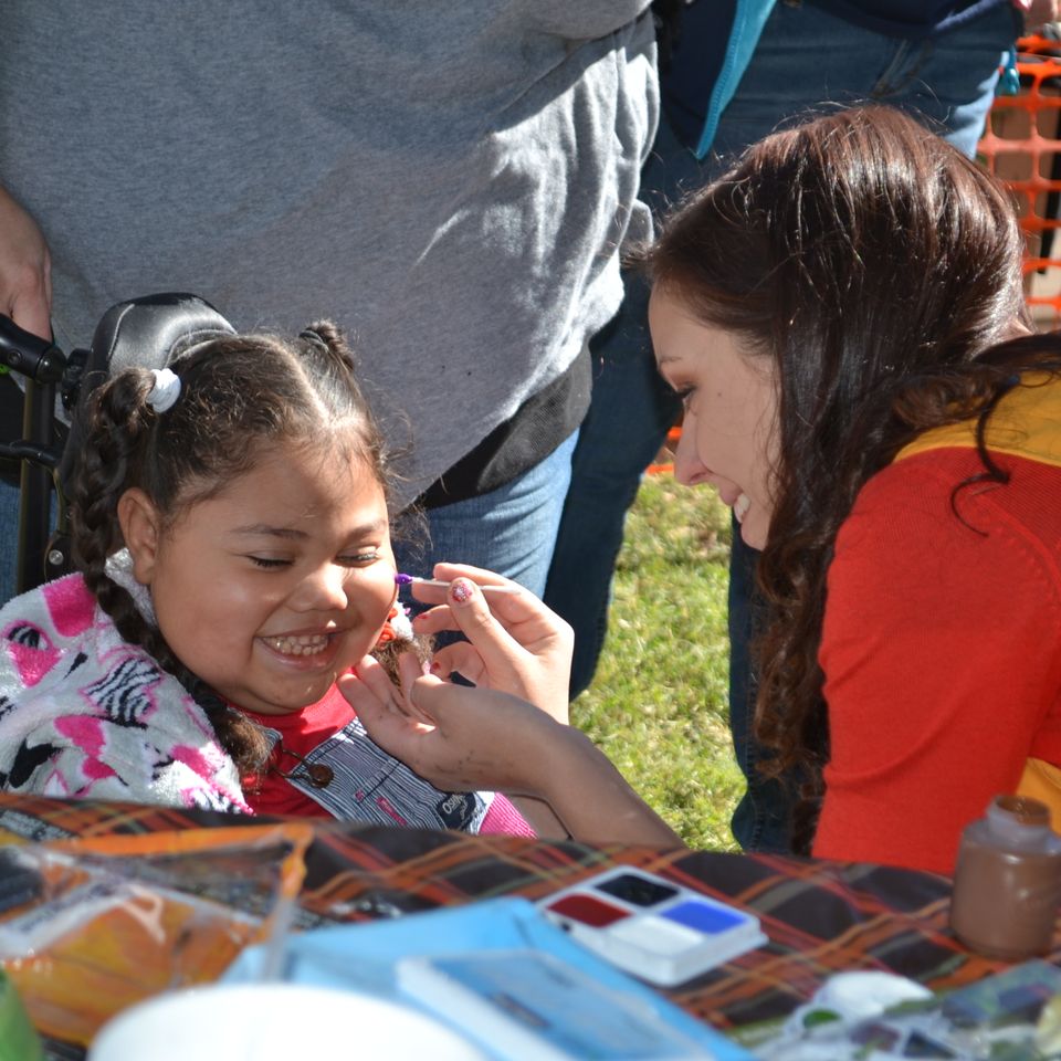 Face Painting at PDOP Pumpkin Days in Pahrump