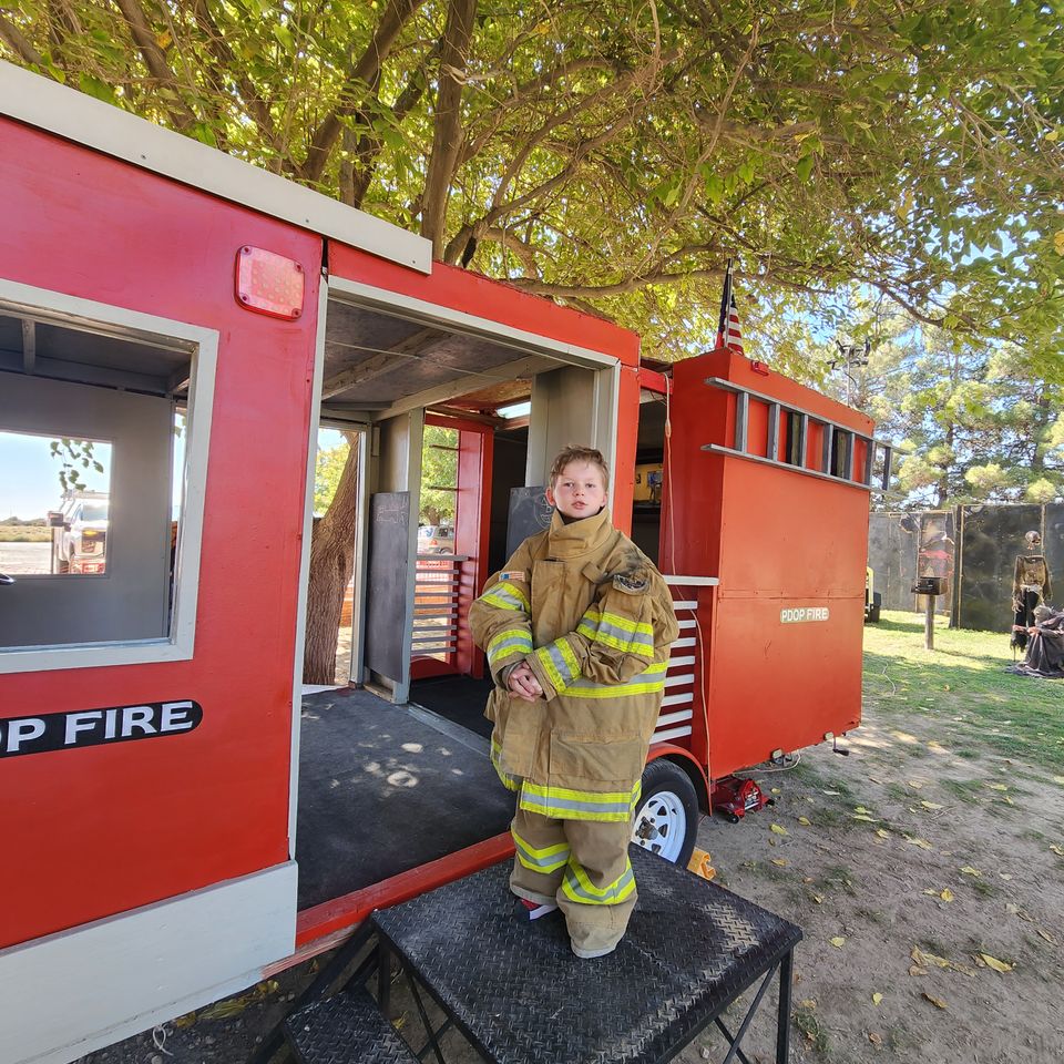 Fire Truck at PDOP Pumpkin Days in Pahrump
