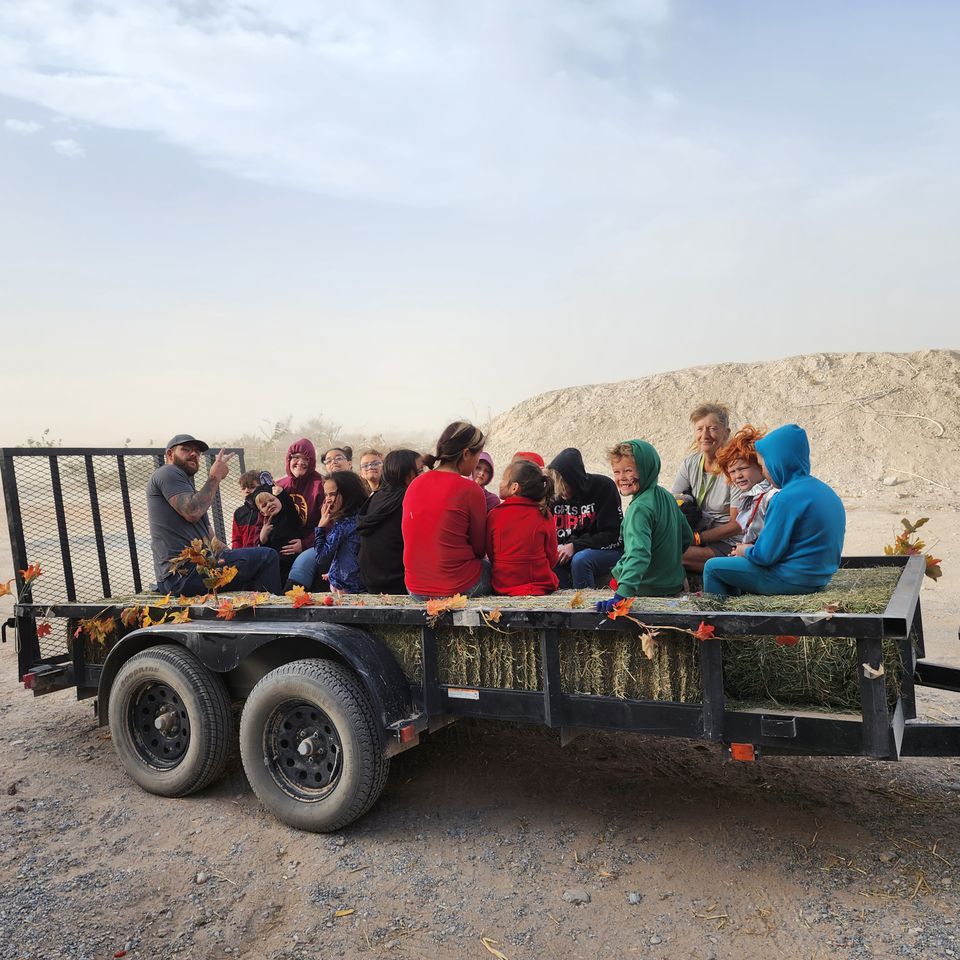 Hay Ride at PDOP Pumpkin Days in Pahrump