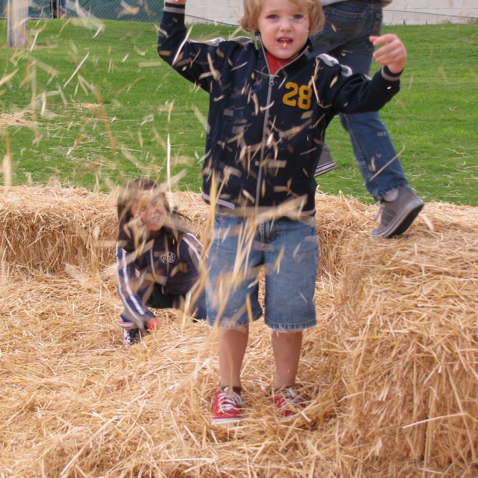 Straw Jump at PDOP Pumpkin Days in Pahrump